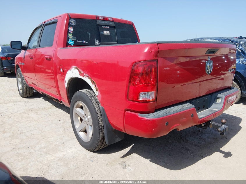 Vin: 1d7rv1ct9as236923, lot: 46637339, dodge ram 1500 sport 20103