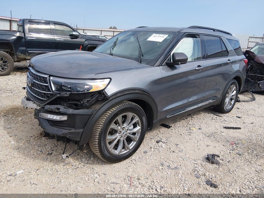 Vin: 1fmsk7dh0ngb45187, lot: 46637350, ford explorer xlt 20222