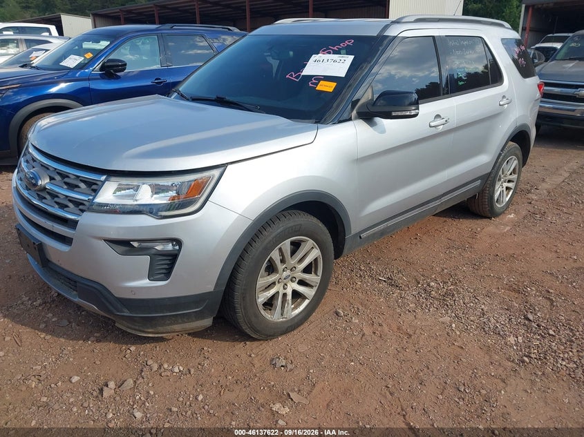 Vin: 1fm5k8d83jgb13220, lot: 46637356, ford explorer xlt 20182
