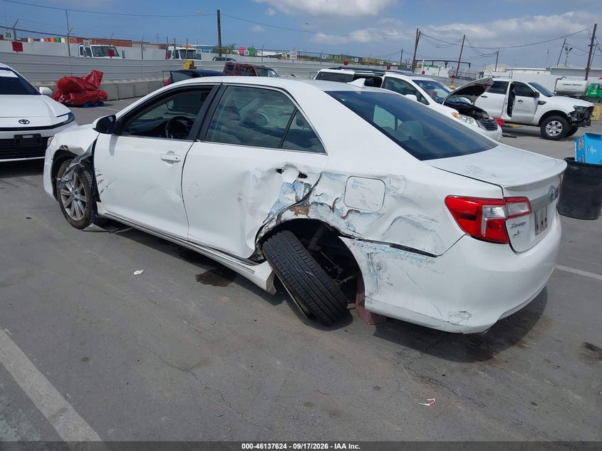 Vin: 4t1bk1fk7cu505754, lot: 46637358, toyota camry xle v6 20123