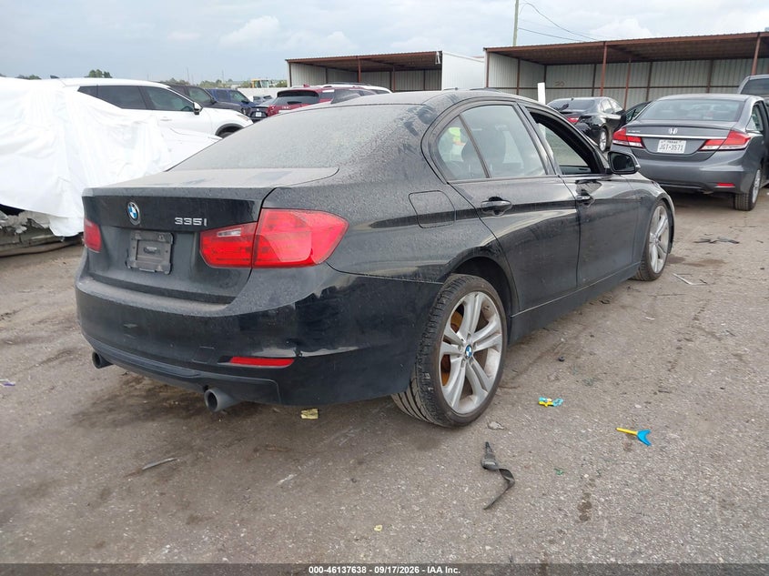 Vin: wba3a9c52ef478377, lot: 46637372, bmw 335i 20144