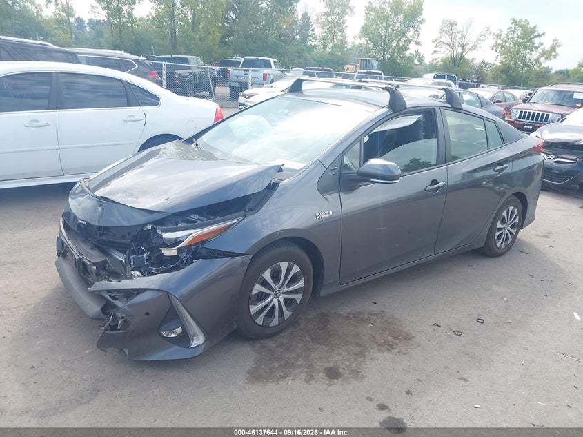 Vin: jtdkamfp1n3226216, lot: 46637378, toyota prius prime limited 20222