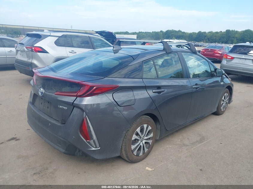 Vin: jtdkamfp1n3226216, lot: 46637378, toyota prius prime limited 20224