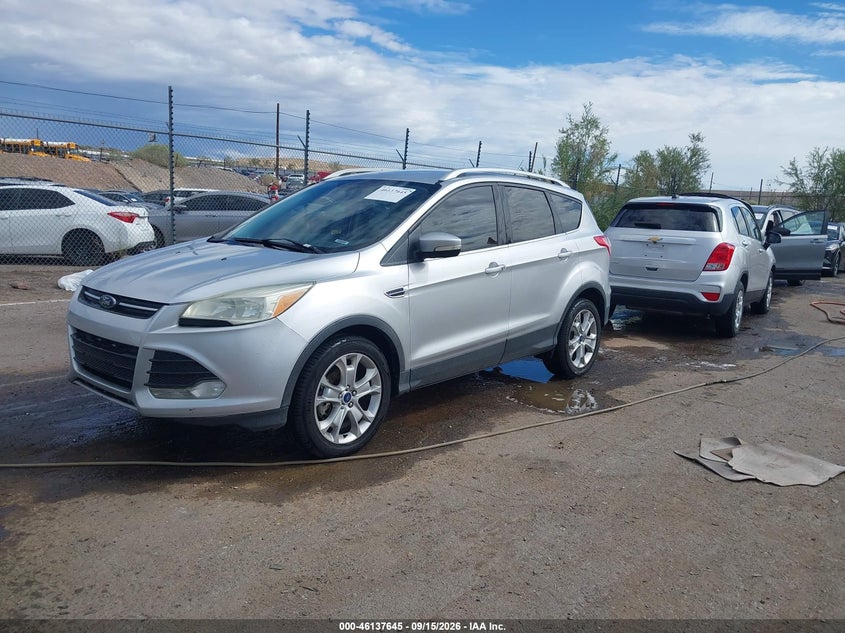 Vin: 1fmcu9j95fuc04776, lot: 46637379, ford escape titanium 20152