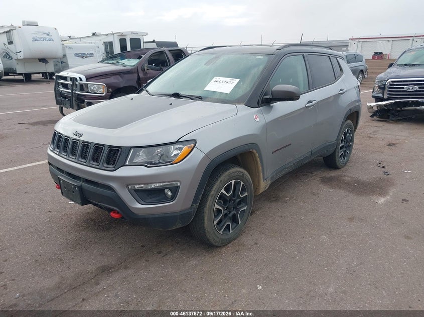 Vin: 3c4njddbxlt208724, lot: 46637408, jeep compass trailhawk 4x4 20202