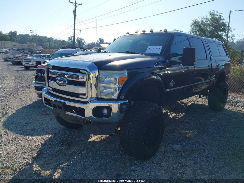 Vin: 1ft7w2bt6bec60540, lot: 46637420, ford f-250 lariat 20112