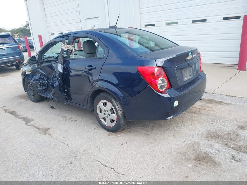 Vin: 1g1ja5shxf4115054, lot: 46637422, chevrolet sonic ls auto 20153