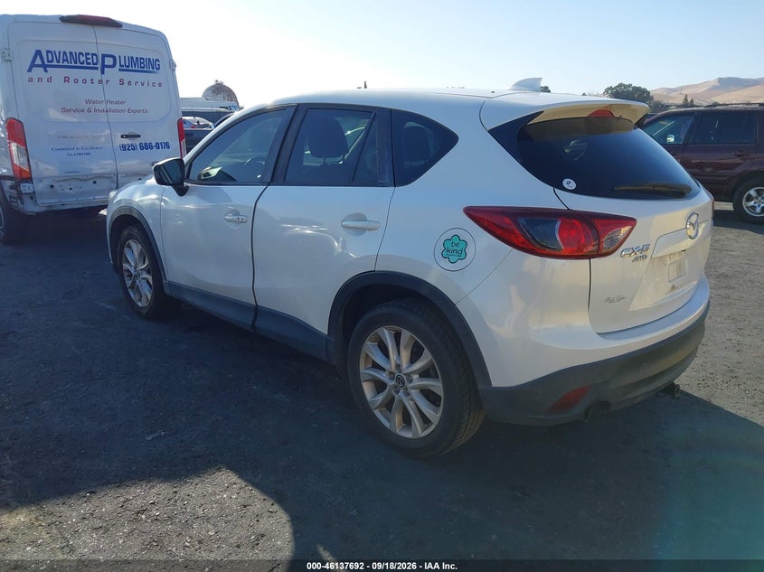 Vin: jm3ke4de1d0120507, lot: 46637426, mazda cx-5 grand touring 20133
