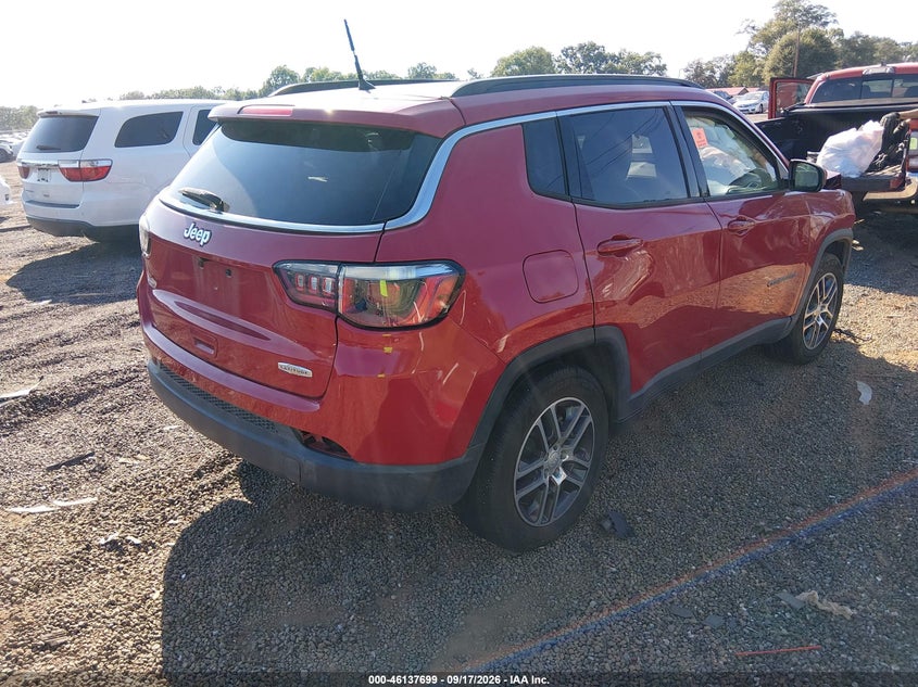 Vin: 3c4njcbb4jt488490, lot: 46637433, jeep compass sun and wheel fwd 20184