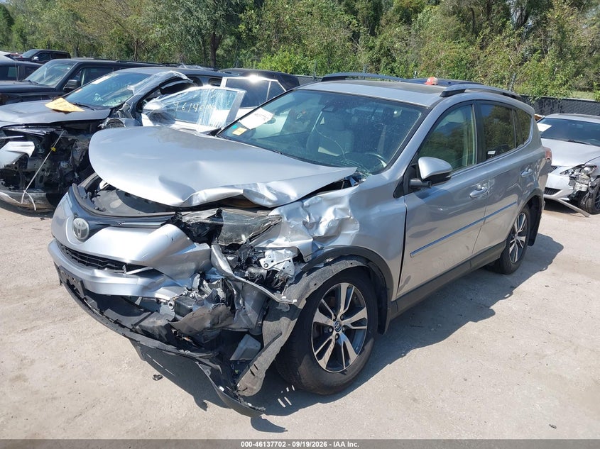 Vin: jtmrfrev0jj227814, lot: 46637436, toyota rav4 xle 20182