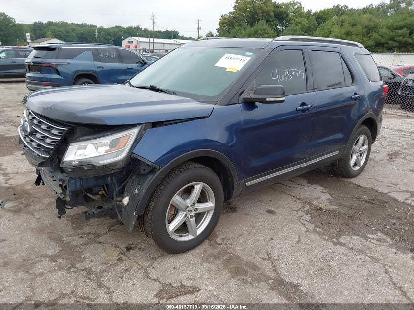 Vin: 1fm5k8d82hgd47715, lot: 46637453, ford explorer xlt 20172