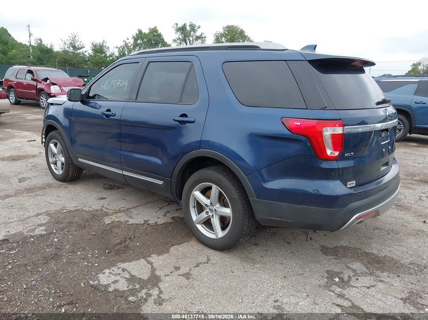 Vin: 1fm5k8d82hgd47715, lot: 46637453, ford explorer xlt 20173