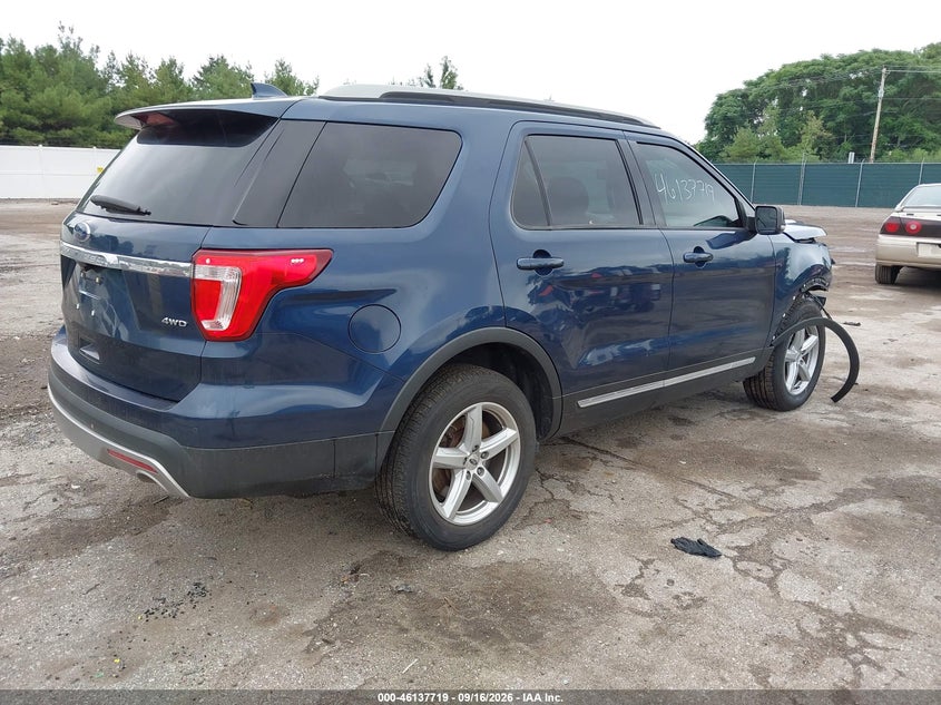 Vin: 1fm5k8d82hgd47715, lot: 46637453, ford explorer xlt 20174
