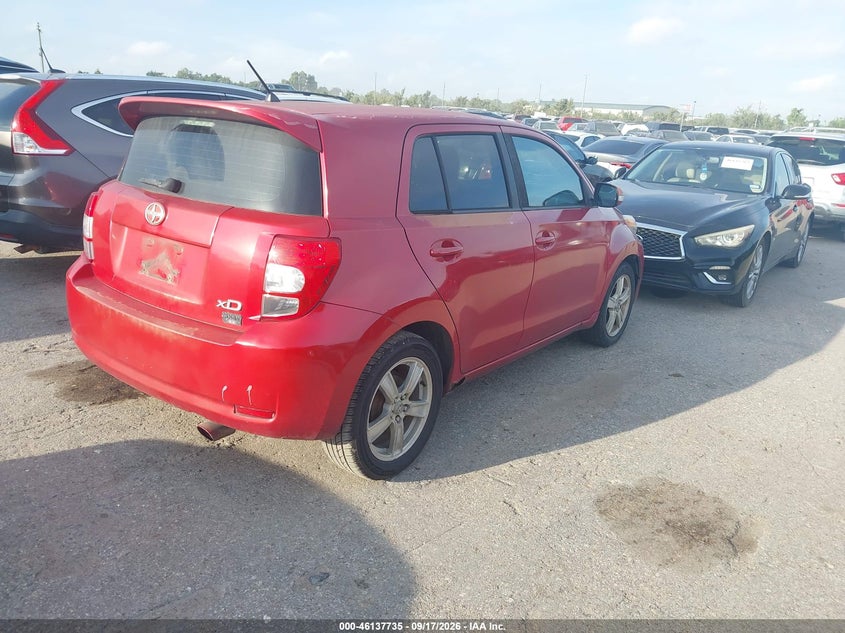 SCION XD 2008 VIN JTKKU10428J017631