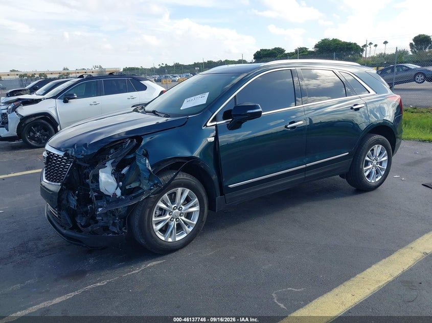 Vin: 1gyknar45rz735727, lot: 46637480, cadillac xt5 fwd luxury 20242