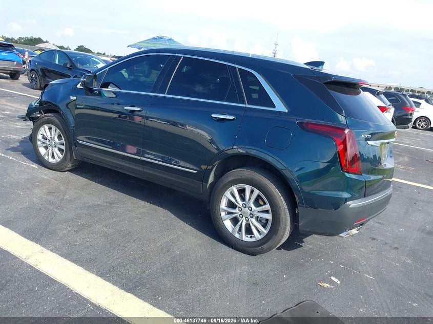 Vin: 1gyknar45rz735727, lot: 46637480, cadillac xt5 fwd luxury 20243