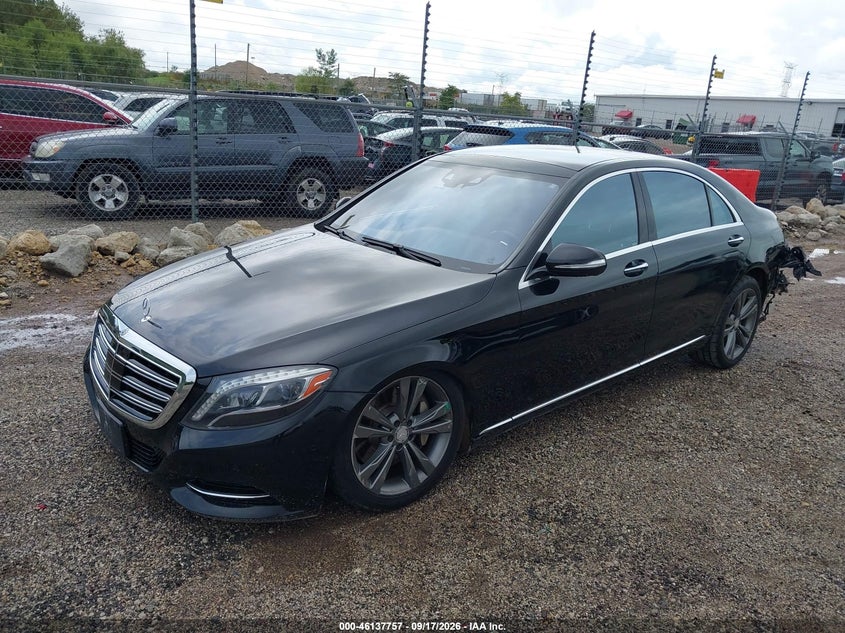 Vin: wddug8fb1fa114845, lot: 46637491, mercedes-benz s 550 4matic 20152