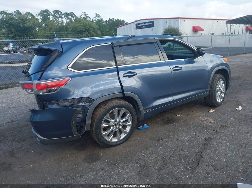 Vin: 5tdzkrfh0fs045223, lot: 46637519, toyota highlander le plus v6 20154