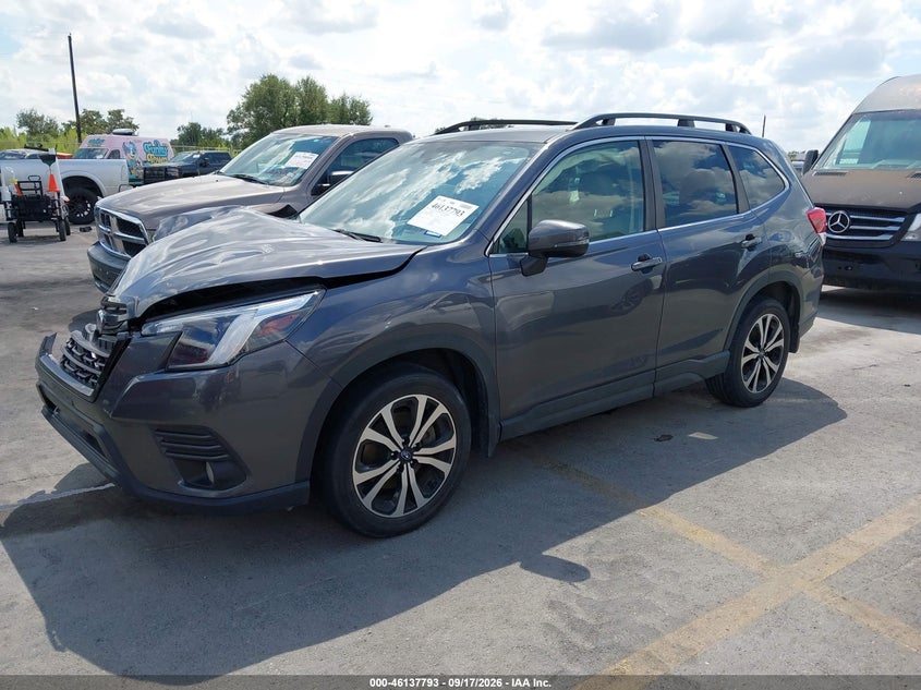 Vin: jf2skapc6ph463542, lot: 46637527, subaru forester limited 20232