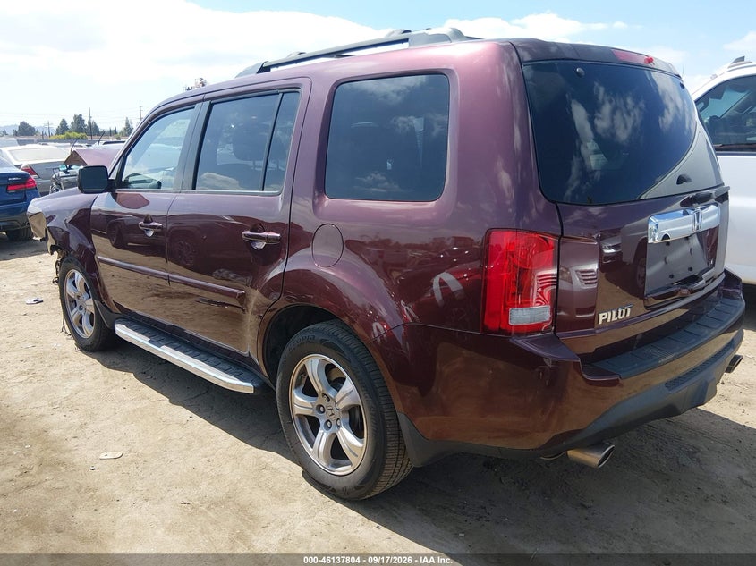 Vin: 5fnyf3h59db010598, lot: 46637538, honda pilot ex-l 20133
