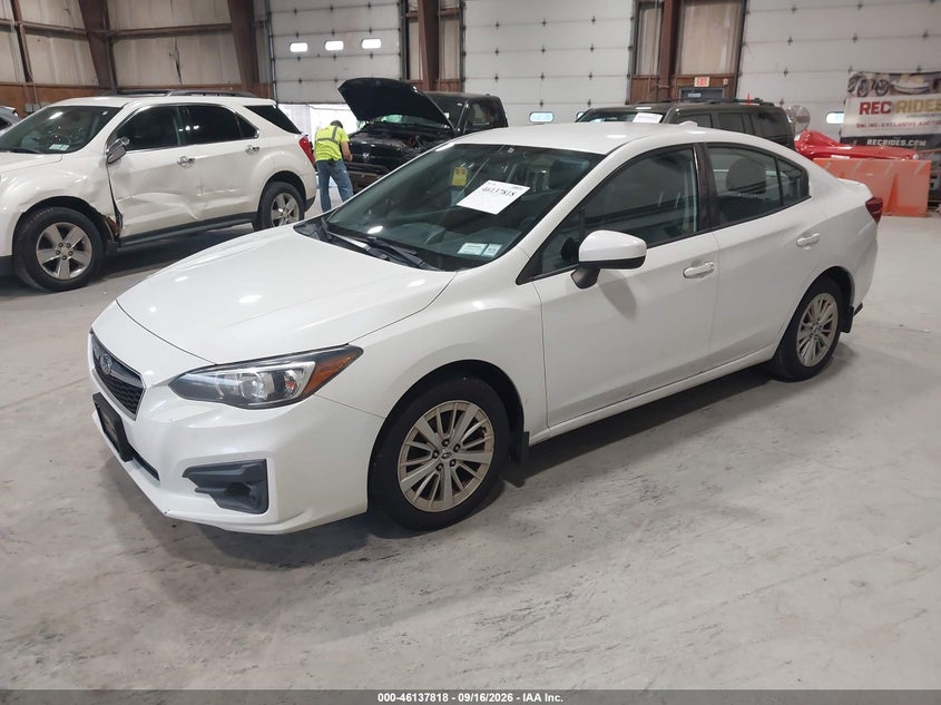 Vin: 4s3gkab61h3623993, lot: 46637552, subaru impreza 2.0i premium 20172
