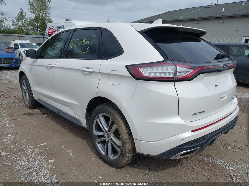 Vin: 2fmtk4ap4fbb59522, lot: 46637559, ford edge sport 20153
