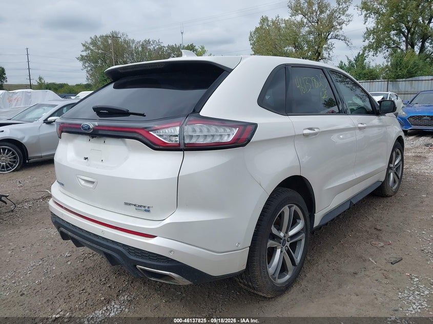 Vin: 2fmtk4ap4fbb59522, lot: 46637559, ford edge sport 20154