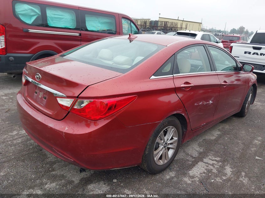 Vin: 5npeb4ac9dh760517, lot: 46637581, hyundai sonata gls 20134