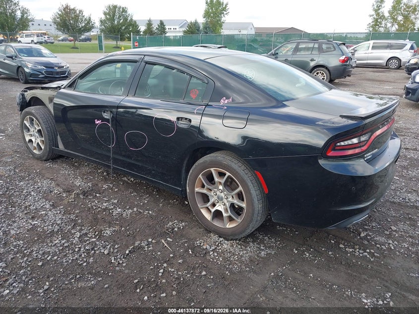 Vin: 2c3cdxjg0gh130120, lot: 46637608, dodge charger sxt 20163