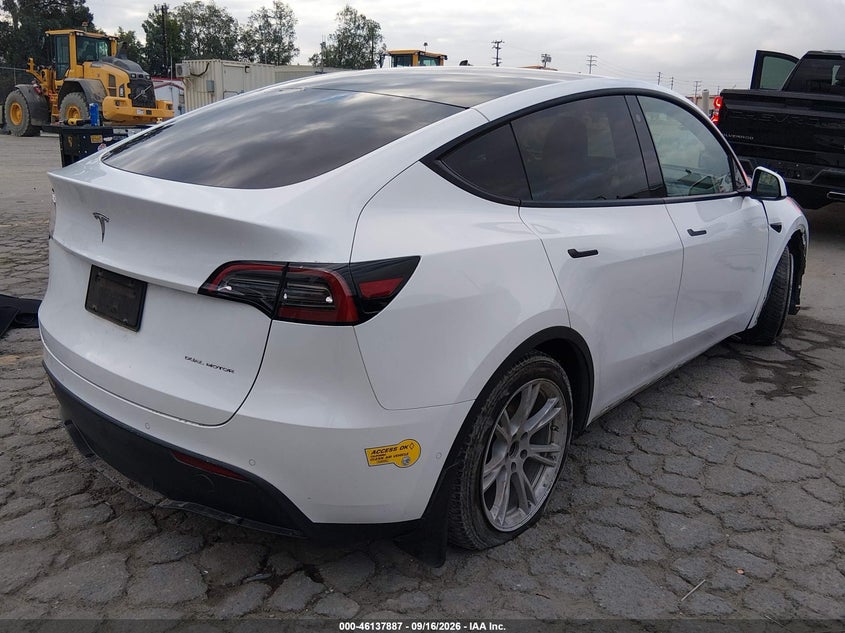 Vin: 5yjygdee2mf159331, lot: 46637620, tesla model y long range dual motor all-wheel drive 20214