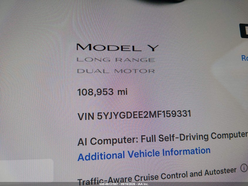 TESLA MODEL Y - zdjęcie 16