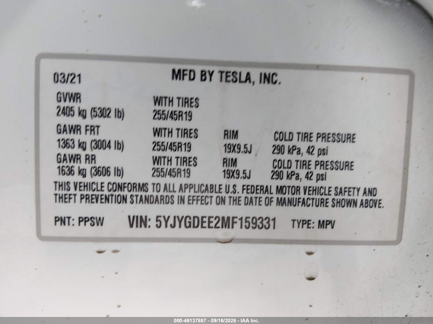 TESLA MODEL Y - zdjęcie 9