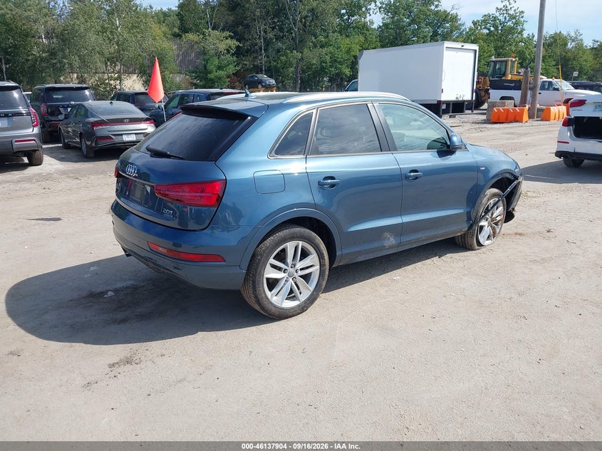 Vin: wa1eccfs8jr017868, lot: 46637638, audi q3 2.0t premium 20184