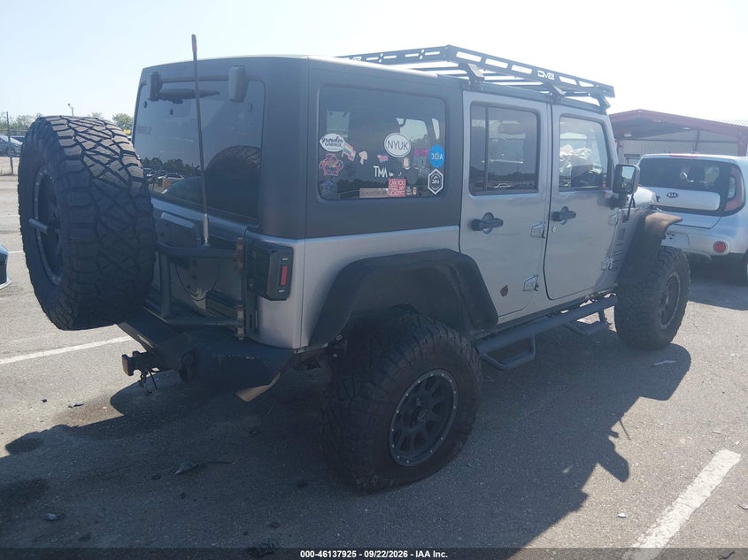 Vin: 1c4bjwdg4fl510181, lot: 46637659, jeep wrangler unlimited sport 20154