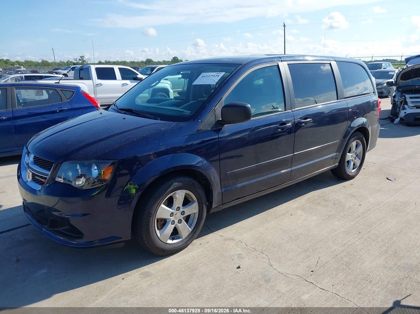 Vin: 2c4rdgbg7dr725864, lot: 46637662, dodge grand caravan se 20132