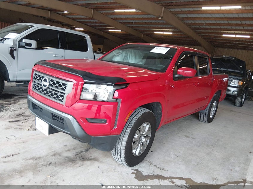 Vin: 1n6ed1ekxpn644173, lot: 46637671, nissan frontier sv 4x4 20232