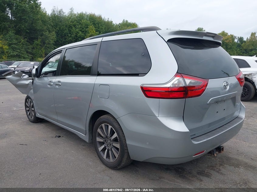 Vin: 5tddz3dc7ls230360, lot: 46637676, toyota sienna xle 20203