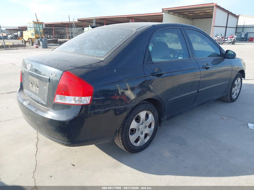 KIA SPECTRA 2009 VIN KNAFE221X95619313