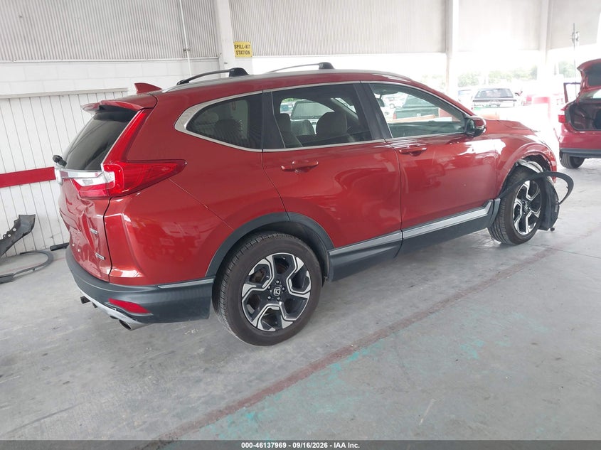 Vin: 2hkrw2h95hh620863, lot: 46637703, honda cr-v touring 20174