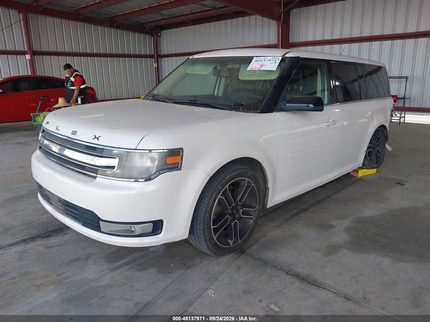 Vin: 2fmgk5c89ebd08504, lot: 46637705, ford flex sel 20142