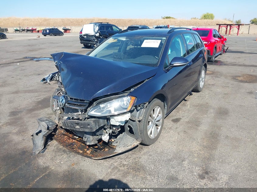 Vin: 3vw017auxhm543417, lot: 46637713, volkswagen golf sportwagen tsi s 20172