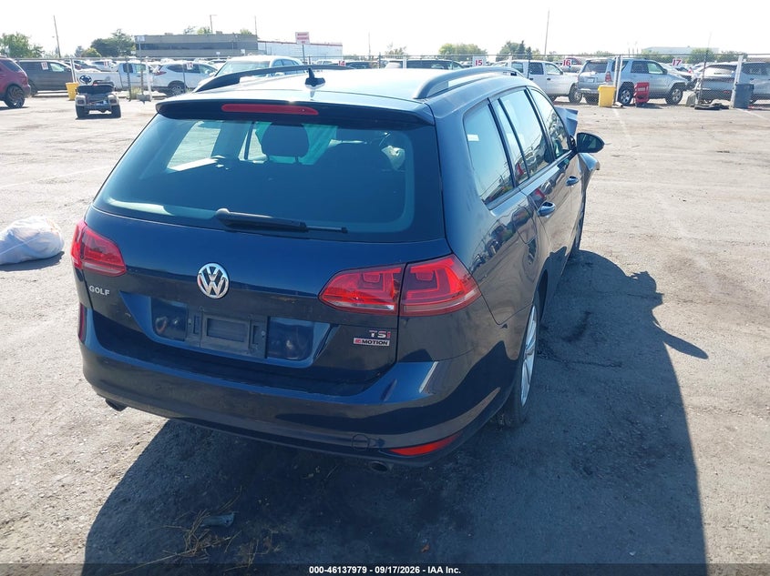 Vin: 3vw017auxhm543417, lot: 46637713, volkswagen golf sportwagen tsi s 20174