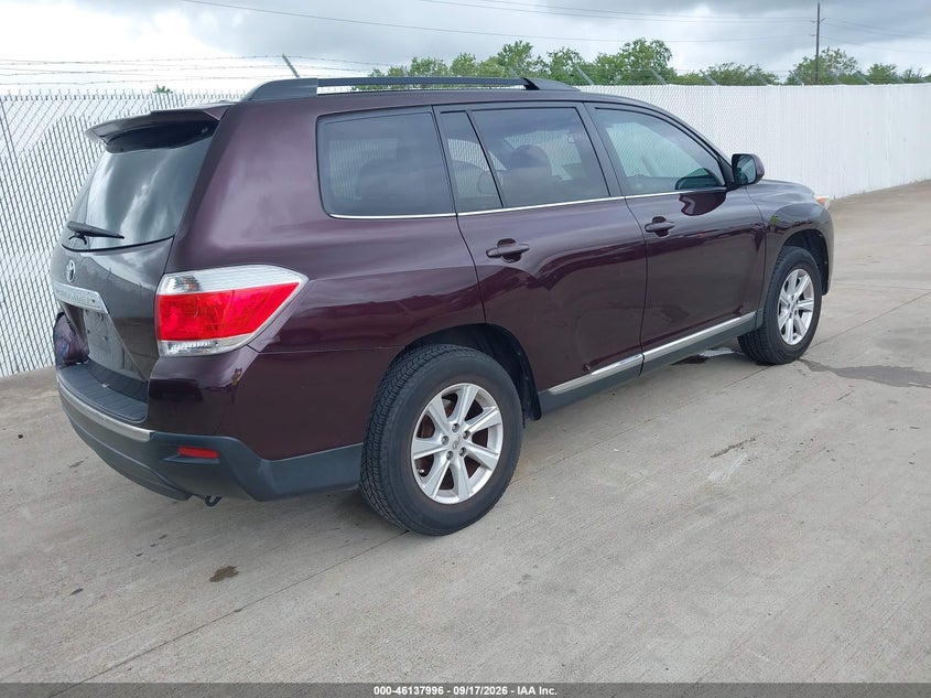 Vin: 5tdzk3eh1bs029749, lot: 46637730, toyota highlander se v6 20114