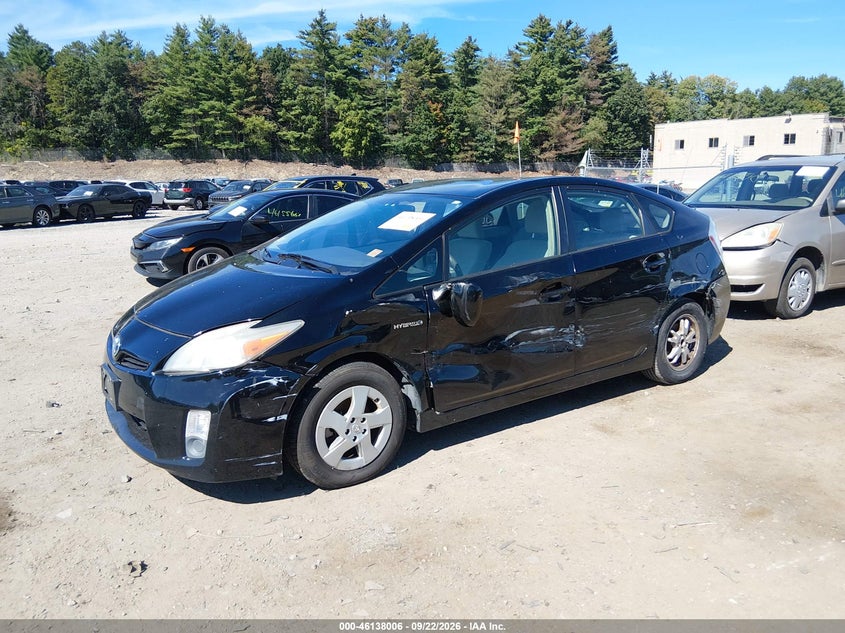 Vin: jtdkn3du7b5341068, lot: 46637740, toyota prius two 20112