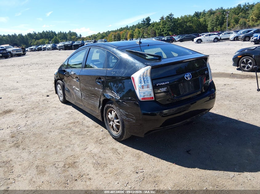 Vin: jtdkn3du7b5341068, lot: 46637740, toyota prius two 20113