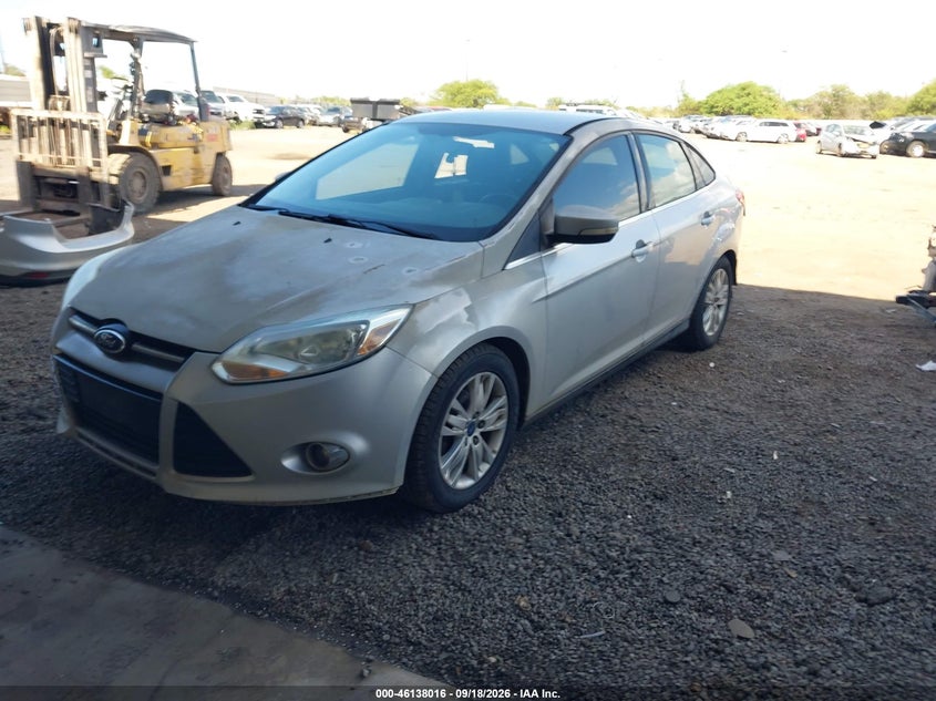 Vin: 1fahp3h23cl454452, lot: 46637751, ford focus sel 20122