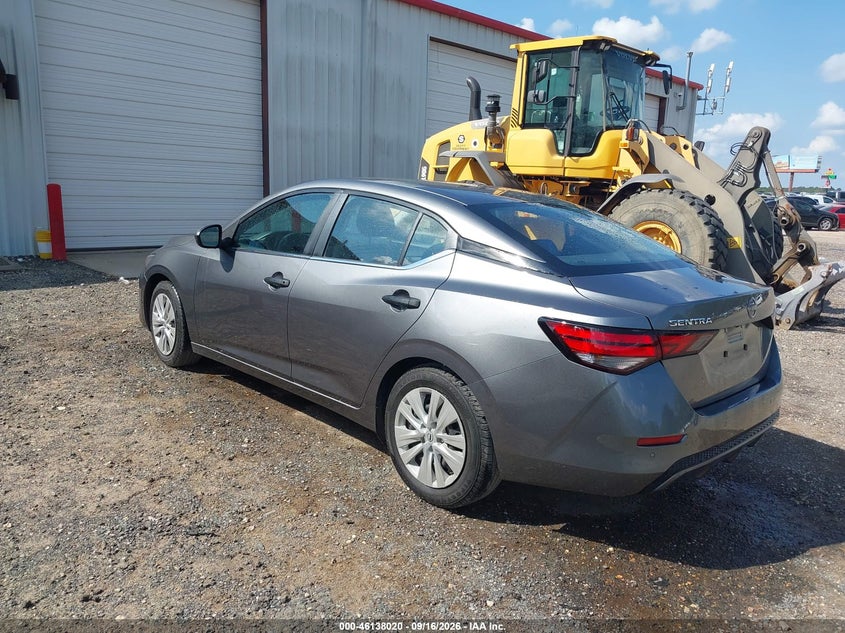 Vin: 3n1ab8bvxry303816, lot: 46637754, nissan sentra s xtronic cvt 20243