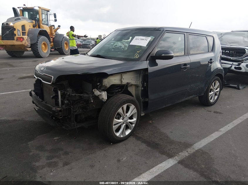Vin: kndjp3a5xe7076593, lot: 46637765, kia soul + 20142
