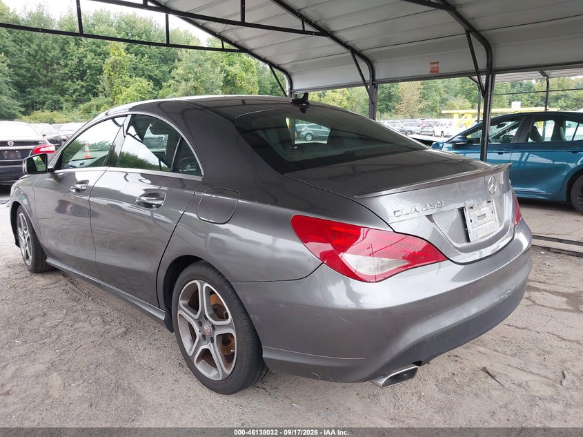 Vin: wddsj4gb3en117933, lot: 46637766, mercedes-benz cla 250 4matic 20143