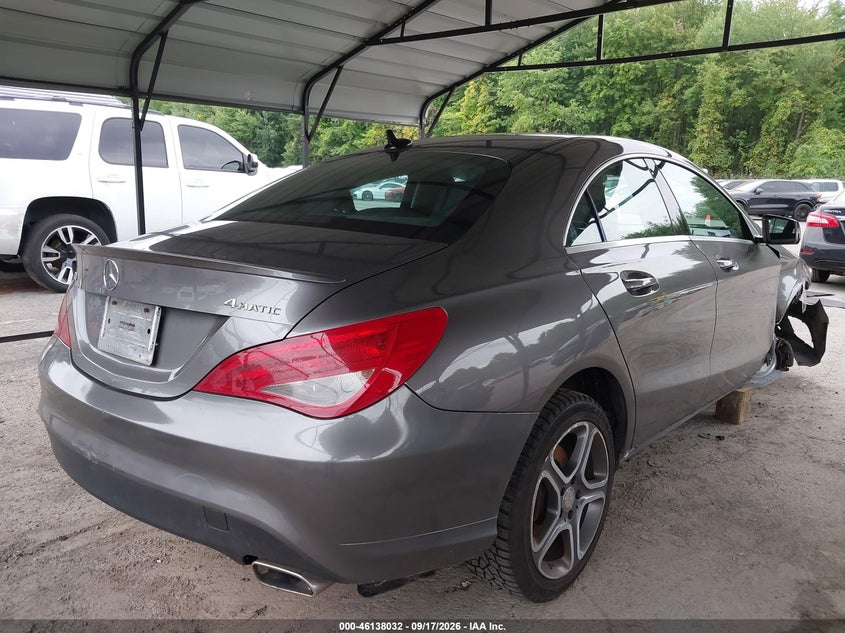 Vin: wddsj4gb3en117933, lot: 46637766, mercedes-benz cla 250 4matic 20144